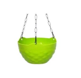 DIAMOND HANGING POT - 8" 